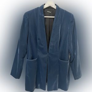 Elie Tahari Oversized Velvet Blazer